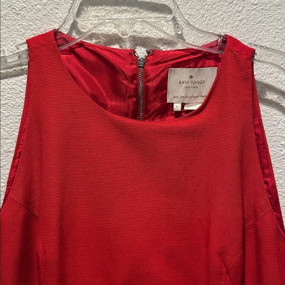 Kate Spade Vibrant Red Midi Dress